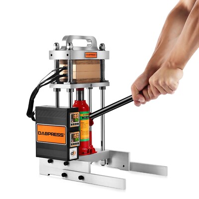 Dabpress 4 Ton Hydraulic Heated Press Machine for Beginner - BJ4T35
