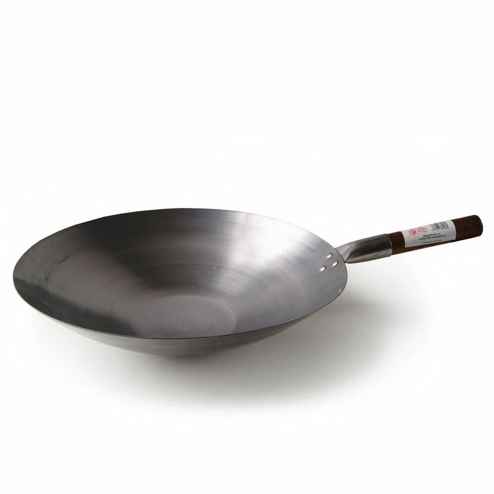 Hancock London Wok 16" (40cm) Round Based Carbon Steel Wok - Commercial Quality
Opens in a new windo