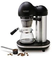 NIB LITHON D-Stylist Fully Automatic Coffee Maker Stainless Steel Black