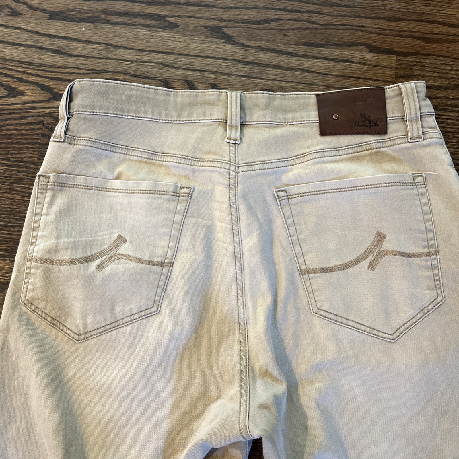 34 Heritage Pants Men 32 X 26 Tan Charisma Comfort Rise Classic Jeans Pockets - View 10