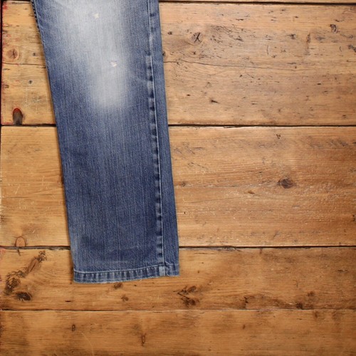 Vintage Levis 504 Y2K Jeans 33 x 30 Stonewash Straight Blue Red Tab Denim - Picture 10 of 10