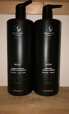 Paul Mitchell Awapuhi Wild Ginger Shampoo Keratin Cream Rinse 33 8 Oz Duo Set Ebay