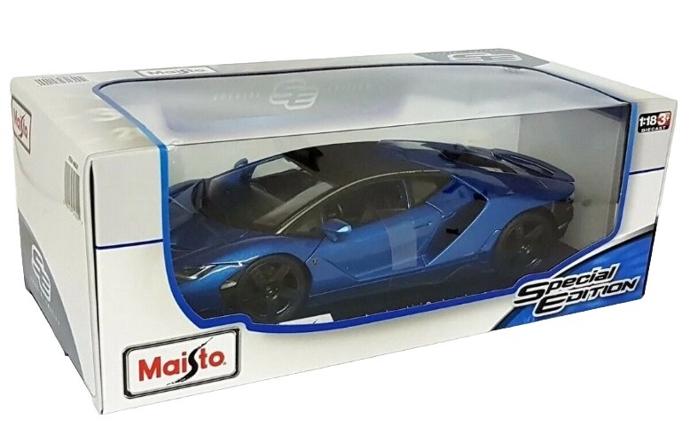 Maisto Special Edition Lamborghini Centenario Blue 1:18 Scale