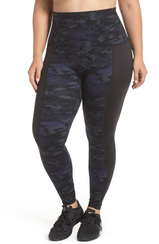 NEW SPANX Womens Camo Print Active 