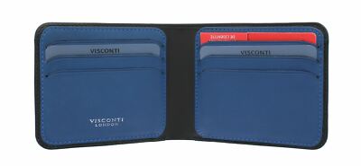 Visconti Slim Collection Leder Geldbörse mit RFID und Tap and Go VSL35