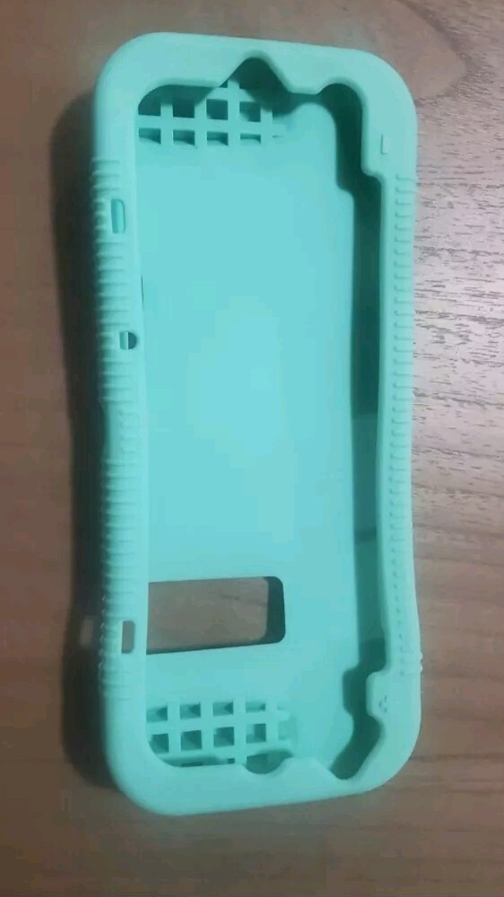 Nintendo switch case cover  color green plastic-image