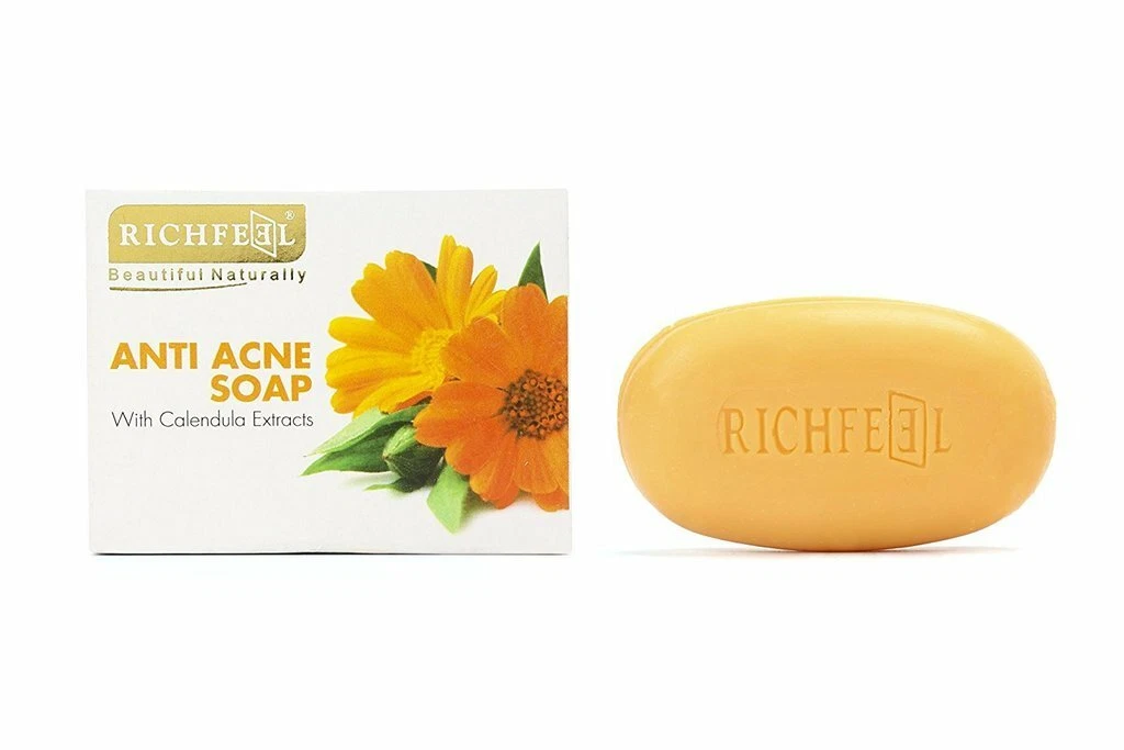 Richfeel Calendula Soap For Acne 75g Free Ship