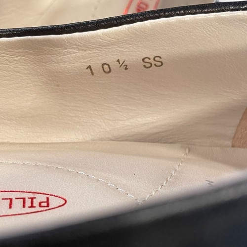 Amalfi by Rangioni Women 10.5 SS Pump Record Slip On Leather Made In Italy Black - Picture 10 of 15
