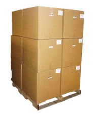 PALLET WHITE T-SHIRT RAGS (50 LB) 12 BOXES - 600 LBs - FREE SHIPPING!