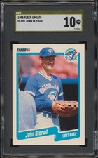1990 Fleer Update John Olerud U-128 Blue Jays Rookie SGC 10 PRISTINE Gold