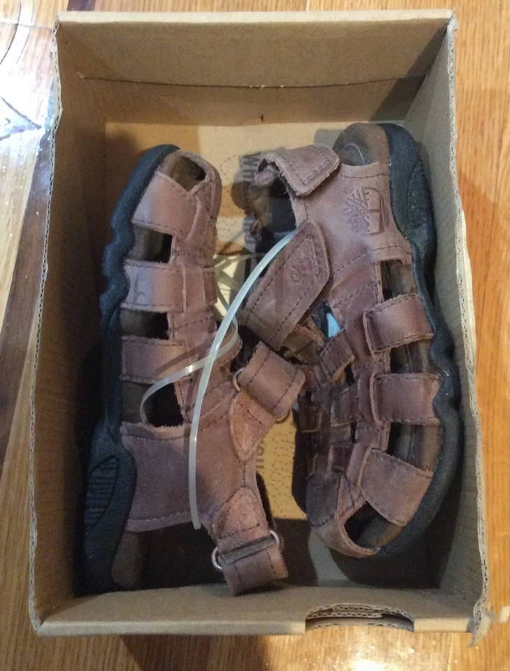 Timberland - Zapatos marrones para niños - Talla M (niños pequeños, sin tapa de caja) Foto 4 de 4