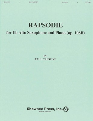 Rapsodie Alto Sax Sheet Music