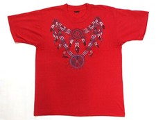 Native American Vintage T Shirt 1980's Dream Catcher Feather Beads Worn in