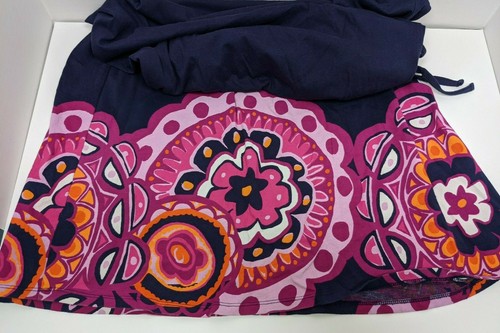 Gymboree Sz 10 Spice Market Knit Maxi Dress Medallions Navy Purple Pink VGUC - Picture 3 of 10