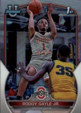 2022-23 Bowman University Chrome Roddy Gayle Jr. #8 Refractor Ohio State 9I