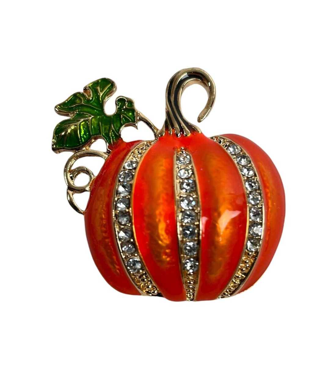 Halloween Pumpkin Brooch Metal Enamel Pin