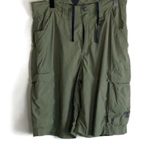 BOYS SCOUTS OF AMERICA Mens Green Nylon Cargo Shorts Size S Light Centennial