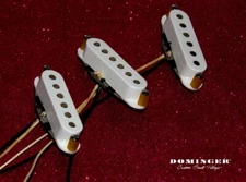 DOMINGER single coils strat custom set fits Fender, ESP, Ibanez, G&L, Suhr, 