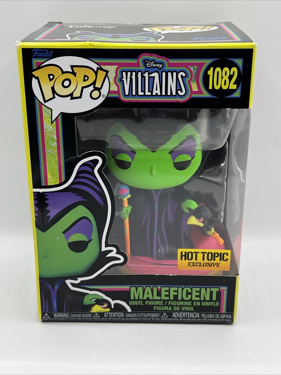 Funko Pop! Maléfica Luz Negra Villanos Disney #1082 Exclusivo Tema Candente