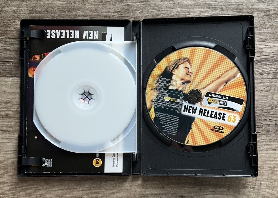 Les Mills Body Attack New Release 63 (DVD, CD, Booklet