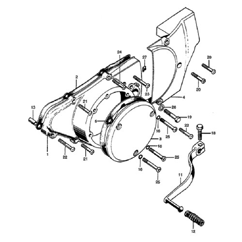 Kit vis moteur Honda CB175 pour révision d'atelier et entretien mécanique