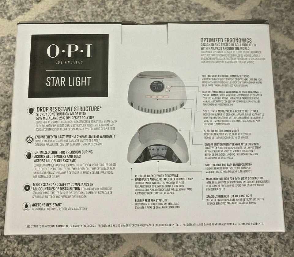 Lámpara Gel OPI STAR LIGHT Uñas LED ¡NUEVA 2021!!! Foto 4 de 4