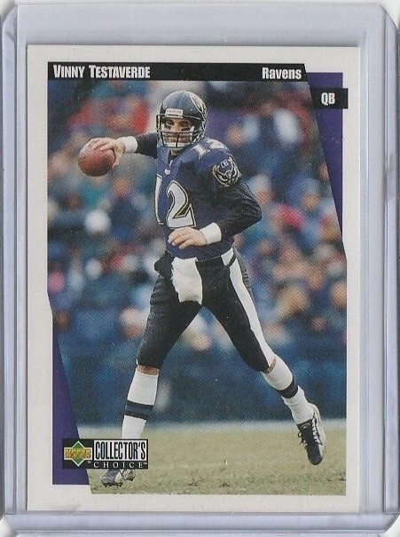 1997 Upper Deck Collector's Choice #259 Vinny Testaverde Baltimore Ravens