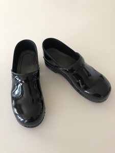 dansko black patent