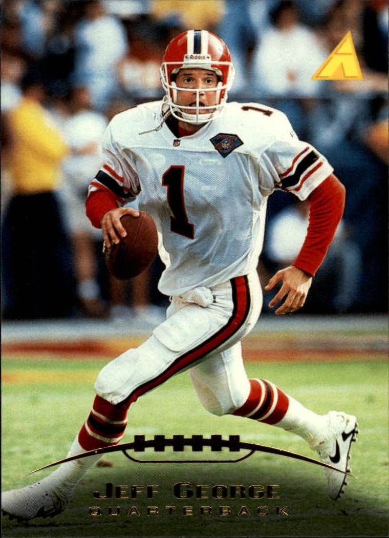 1995 Pinnacle #72 Jeff George - FB