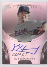 2013 Bowman Sterling Prospect Refractor 66/150 Kohl Stewart #BSAP-KS Auto 0f8