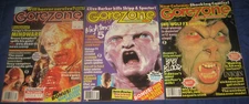 GOREZONE  - LOT OF 3  / ALL WITH POSTERS !