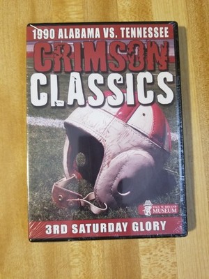 Crimson Classics Alabama Football DVD 1990 Alabama vs Tennessee 3rd Saturday NEW