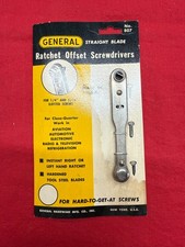 General Tools No. 807 Ratchet Offset Screwdri...