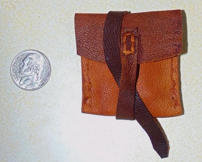 Buckskin Blackpowder muzzleloader muzzleloading flint wallet flintlock 