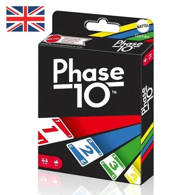 Phase 10 Card Game Multiplayer Family Fun Game (UK)