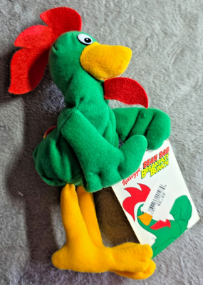 Kellogg's Cornelius Rooster Bean Bag ~ Breakfast Bunch Plush ~ 1997 w Tags  10''