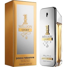 Paco Rabanne 1 One Million Lucky Eau De Toilette Spray 100 ml Nuovo e Confezione Originale