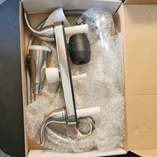 Dura Faucet Pull-Out Kitchen Faucet Chrome 8in Centerset 2 Lever