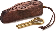 Jew'S Harp by  P.Potkin in Shaman Wooden Case (Mouth Musical Instrument)
