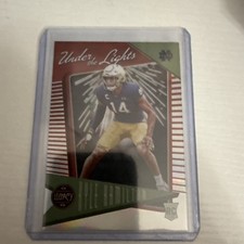 2022 PANINI LEGACY KYLE HAMILTON /50 UNDER THE LIGHTS RED PRIZM ROOKIE 