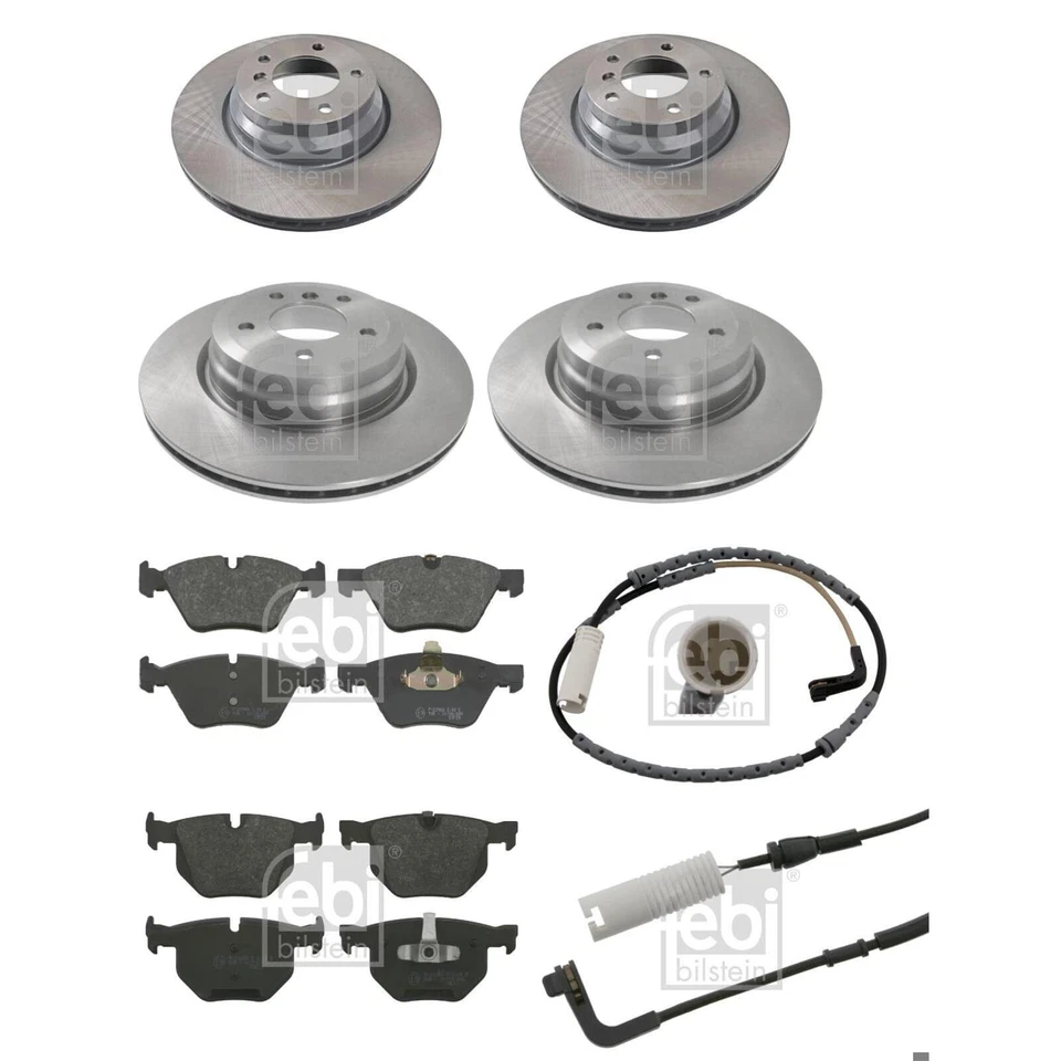FEBI DISQUES DE FREIN + PLAQUETTES AVANT+ARRIÈRE qui va avec BMW 3 Série E90 E92 - Photo 2/4