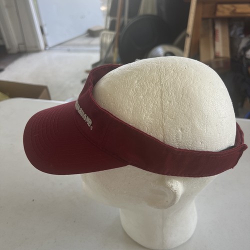 Outdoor Cap Orscheln Farm & Home Visor Cap Hat Red Maroon Adjustable - Picture 5 of 10