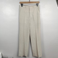 Vintage Dior Trouser Pants Womens Small Cream 80s Retro Preppy Minimalist