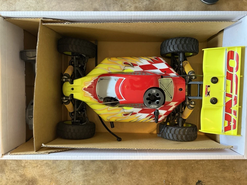1/8 Scale OFNA Ultra LX One Nitro Buggy RC  Vintage - Image 3 of 4