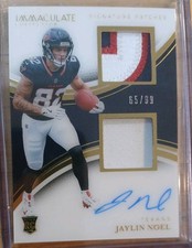 JAYLIN NOEL 2025 IMMACULATE RPA ROOKIE PATCH AUTOGRAPH RC AUTO /99