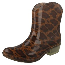 Ladies Spot On Cowgirl Ankle Wellies 