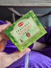 Hem Precious Patchouli Incense Cones (Single Pack of 10 Cones)