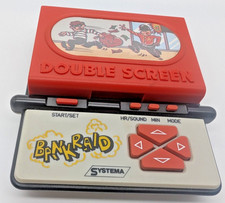 Gioco LCD elettronico portatile doppio schermo Bank Raid retrò e vintage di Systema