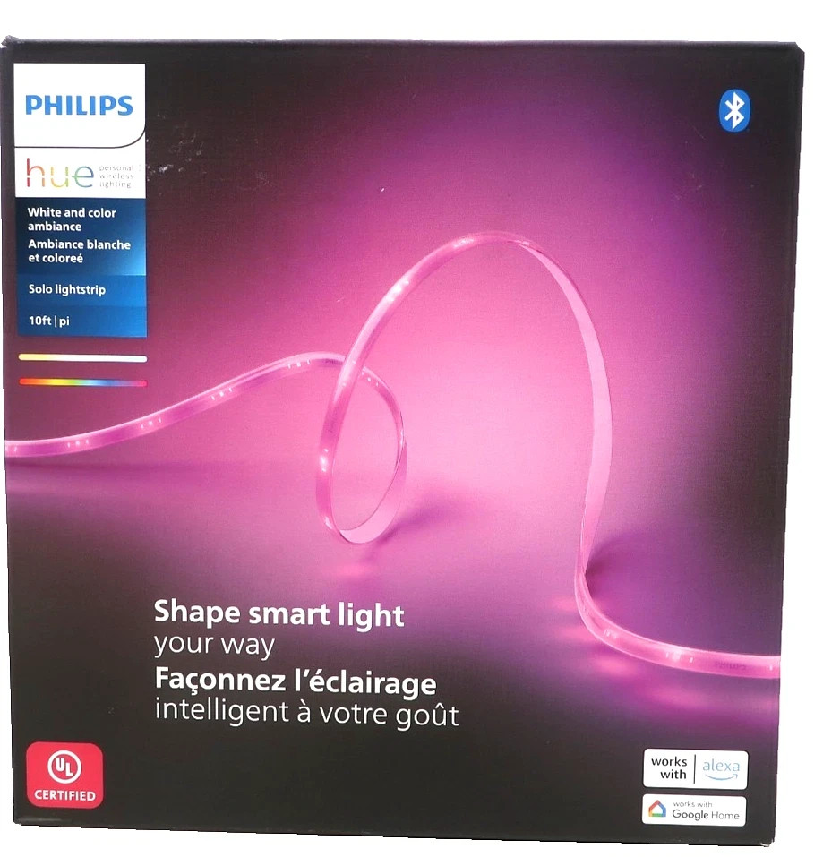 Philips Hue Indoor 10 ft Smart LED Solo Lightstrip - White & Color Ambiance