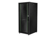 DIGITUS Serverschrank 19 Zoll 26HE Serverrack 60x60 cm 600 kg Traglast Schwarz
